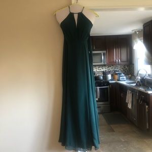Pine Green Azazie Bridesmaid Dress